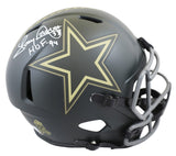 Cowboys Tony Dorsett "HOF 94" Signed STS IV Full Size Speed Rep Helmet BAS Wit 2