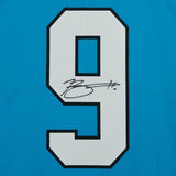 Framed Bryce Young Carolina Panthers Signed Blue Nike Elite Jersey
