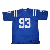 Dwight Freeney Signed Indianapolis Colts Blue Pro Style Jersey Beckett Witnessed