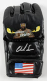 Derrick Lewis Signed Custom UFC / MMA Fight Glove (Beckett) - FREEDOM 250!