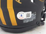 Roger Craig Autographed 49ers Eclipse Black Speed Mini Helmet Beckett W978101