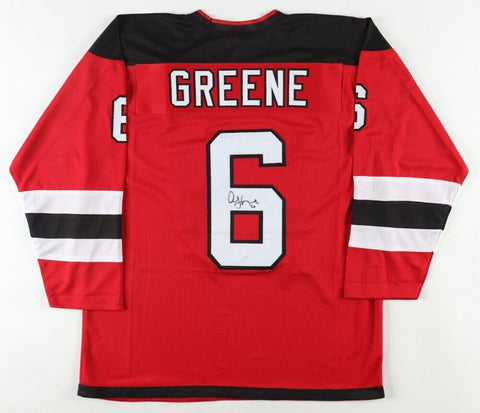 Andy Greene Signed Devils Jersey (JSA) New Jersey 14-Year Veteran Defenseman