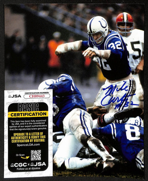 Mike Curtis Signed/Autographed 8x10 Photo Baltimore Colts JSA 200522