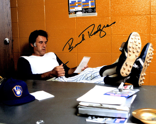 Brewers Managers BUCK RODGERS Signed 8x10 Photo #1 AUTO -