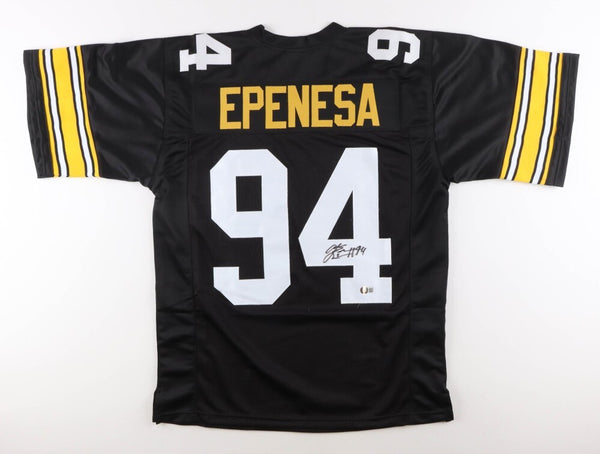 A. J. Epenesa Signed Iowa Hawkeyes Jersey (Beckett) Buffalo Bills Defensive End