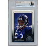 Ray Lewis Autographed 2003 Donruss GridIron Kings #7 Trading Card Beckett 53453