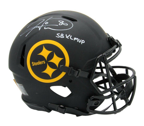 Hines Ward Signed/Inscr Steelers Speed Eclipse Auth Full Size Helmet JSA 161914