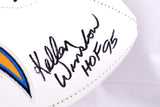Winslow Fouts Joiner Autographed Chargers Logo Football w/HOF- Beckett W Holo