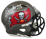 Warren Sapp Signed Tampa Bay Buccaneers Speed Mini Helmet "HOF 13" (Beckett)