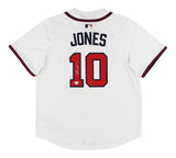 Chipper Jones Signed Atlanta Braves Mitchell & Ness Authentic White Jersey