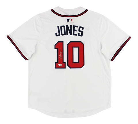 Chipper Jones Signed Atlanta Braves Mitchell & Ness Authentic White Jersey