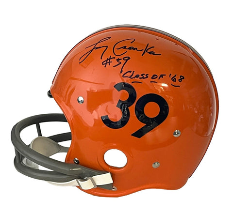 Larry Csonka Syracuse HOF Signed Full Size TK 2-Bar Suspension Helmet PSA/DNA