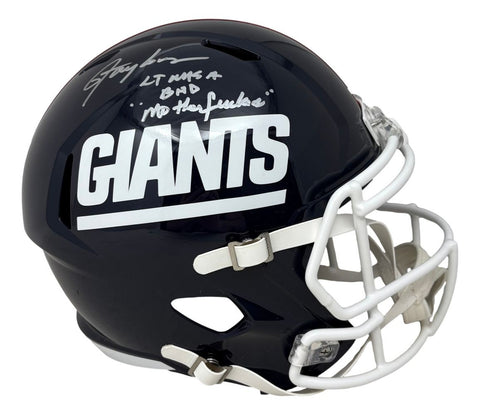 Lawrence Taylor Signed New York Giants FS T/B Speed Replica Helmet BAD MF BAS