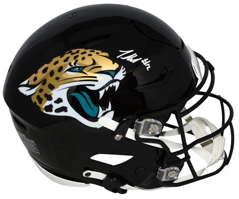TRAVIS HUNTER SIGNED JACKSONVILLE JAGUARS AUTHENTIC SPEEDFLEX HELMET BECKETT