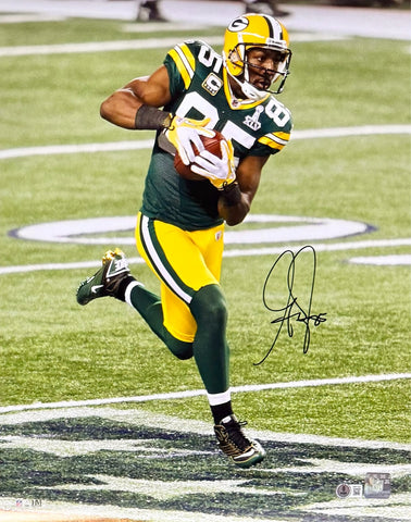 GREG JENNINGS - Green Bay Packers NFL - Signed 16x20 Photo AUTO #1 - BAS