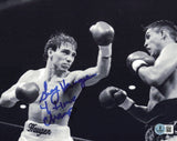 Greg Haugen Autographed Signed 8x10 Photo "4 Time Champ" Beckett BAS QR #BS30770