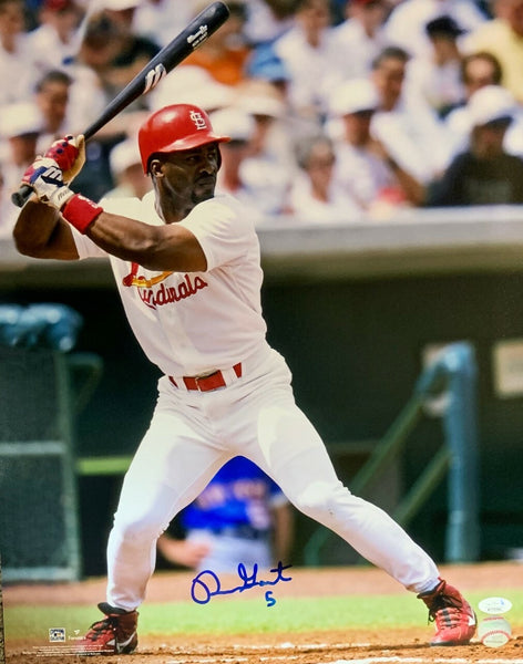 St Louis Cardinals All Star Outfielder RON GANT Signed 16x20 photo #1 AUTO - JSA