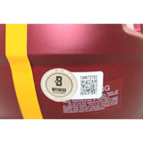 Brian Robinson Jr Signed Washington Commanders Mini Helmet Beckett Witness 51710
