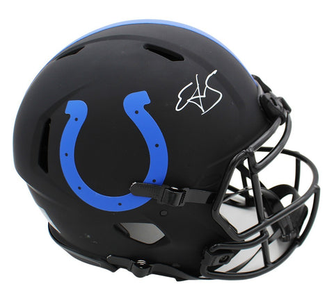 Edgerrin James Signed Indianapolis Colts Speed Authentic Eclipse NFL Helmet