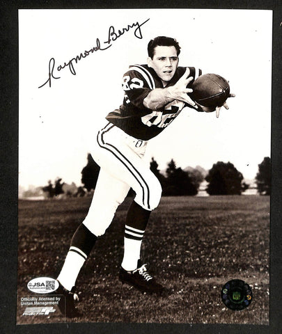 Raymond Berry HOF Signed/Autographed 8x10 Photo Colts JSA 214132