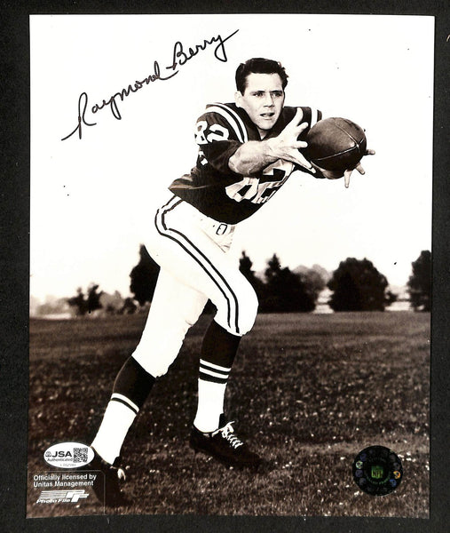Raymond Berry HOF Signed/Autographed 8x10 Photo Colts JSA 214132