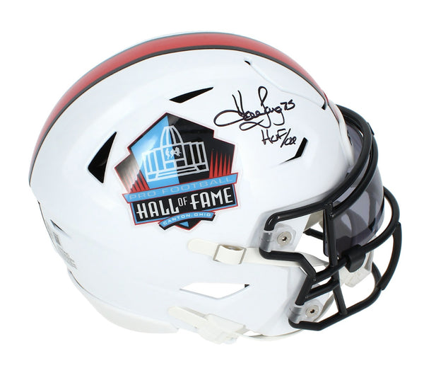 Howie Long Autographed "HOF 00" HOF Mid-Size Speedflex MIDI Helmet Beckett
