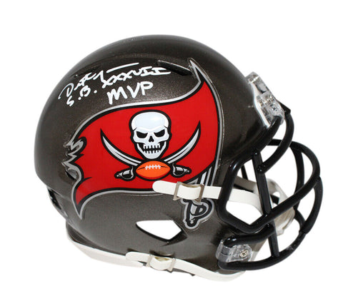 Dexter Jackson Signed Tampa Bay Buccaneers Mini Helmet w/insc Beckett 40204
