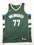 A J Johnson Signed Milwaukee Bucks Nike Authentic Jersey /PSA/2024 NBA Cup Champ