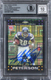 Adrian Peterson Signed 2007 Topps Xfractors #TC181 RC Card Auto 10! BAS Slabbed
