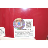 Billy Sims Signed Oklahoma Sooners VSR4 Replica Mini Helmet Heisman BAS 44125