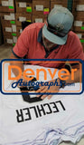 Shane Lechler Autographed/Signed Pro Style White XL Jersey Beckett BAS 34186