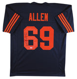 Jared Allen Authentic Signed Navy Pro Style Jersey Autographed PSA/DNA Itp 2