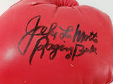 Jake LaMotta Signed Everlast Boxing Glove Inscribed "Raging Bull" (Steiner Holo)