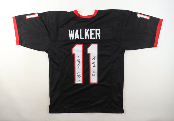 Jalon Walker Signed Georgia Bulldogs Jersey (Beckett) Falcons 2025 1st Rnd Pk LB