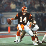 Ken Anderson Signed Cincinnati Bengals Black Jersey Inscrd. 1981 NFL MVP (Leaf)