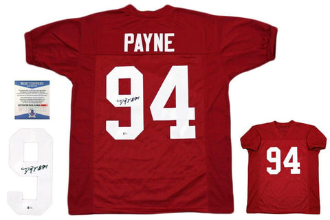 Da'Ron Payne Autographed SIGNED Jersey - Beckett Authentic - Daron