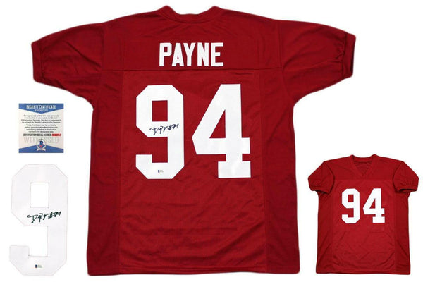 Da'Ron Payne Autographed SIGNED Jersey - Beckett Authentic - Daron
