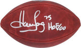 Howie Long Oakland Raiders Signed Duke Full Color Football with "HOF 2000" Insc