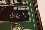 Boston Celtics Legends Autographed Photo Framed 23x33 JSA LOA