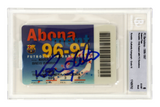 Ronaldo Nazario Signed 1996-97 Only Season at FC Barcelona Season Pass - BGS 6