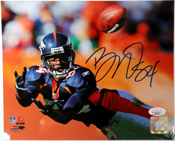 Brandon Lloyd Autographed Denver Broncos 8x10 Photo JSA COA