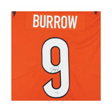 JOE BURROW Autographed Bengals 2021 Orange Nike Limited Jersey FANATICS