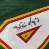 Autographed/Signed Shawn Kemp Seattle Dark Green Jersey PSA/DNA COA
