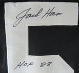 Jack Ham HOF Signed/Inscribed Black Steelers Custom Football Jersey JSA XHC70