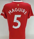 Harry Maguire Signed Manchester United Adidas Soccer Jersey (Beckett)