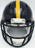 HINES WARD AUTOGRAPHED STEELERS BLACK SPEED MINI HELMET BECKETT WITNESS 241386