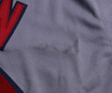 Johnny Damon Signed Boston Red Sox Gray Road Jersey (Beckett) 2004 Series Champ