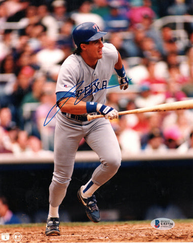 Jose Canseco Autographed Texas Rangers 8x10 Photo Beckett Authenticated #3