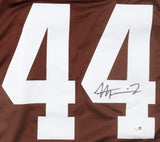 Harold Fannin Jr Signed Cleveland Browns Jersey (JSA) 2025 Draft Pck / Tight End
