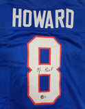 OJ HOWARD SIGNED AUTOGRAPHED PRO STYLE XL CUSTOM JERSEY BECKETT QR CODE COA